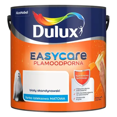 Farba Dulux EasyCare biały skandynawski 2,5l