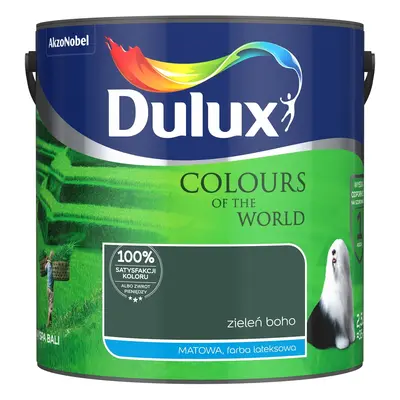 Farba Dulux Kolory Świata zieleń boho 2,5l