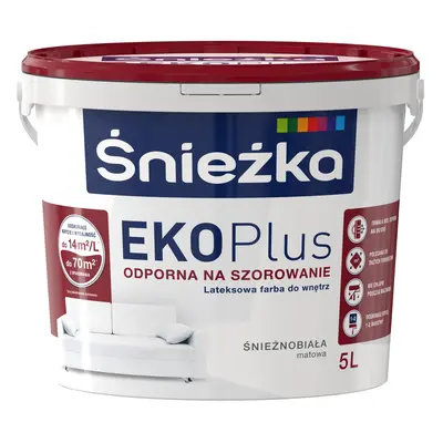 Farba Śnieżka Eko Plus biała 5l