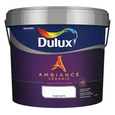 Farba Dulux Ambiance Ceramic pure white 9l