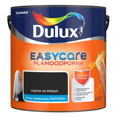 Farba Dulux EasyCare czarno na białym 2,5l