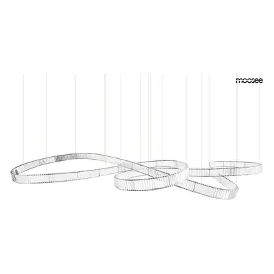 MOOSEE lampa wisząca WAVE 380 chrom