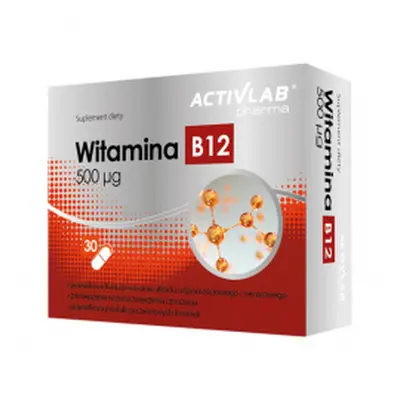 Activlab Pharma Witamina B12 500 μg - 30 kaps.