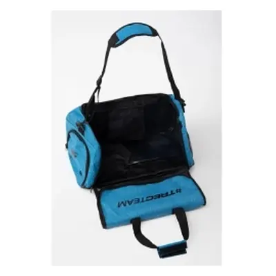 Czarno-niebieska torba sportowa TREC GYM MEDIUM BAG 014 BLACK & BLUE