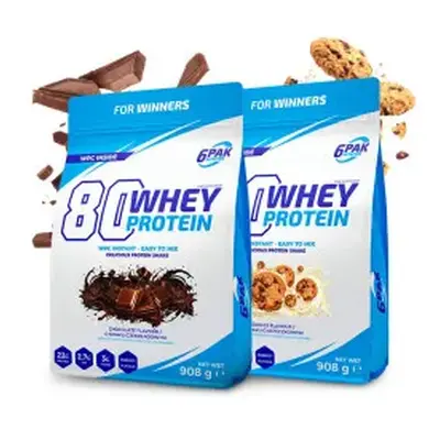 Białko 80 Whey Protein - Zestaw dwóch smaków - 2x908g