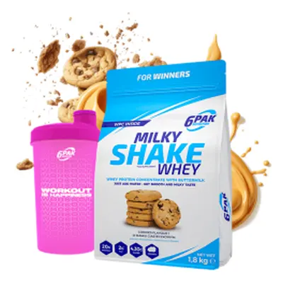 Zestaw dla kobiet - Białko Milky Shake Whey + Shaker