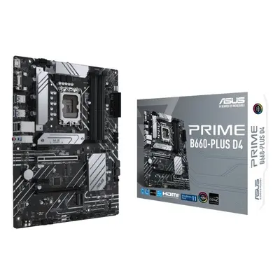 Asus Płyta główna PRIME B660-PLUS D4 s1700 4DDR4 DP/HDMI M.2 ATX