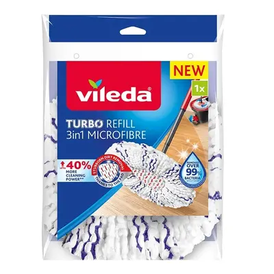 Vileda Wkład do mopa obrotowego Turbo 3w1 Microfibre