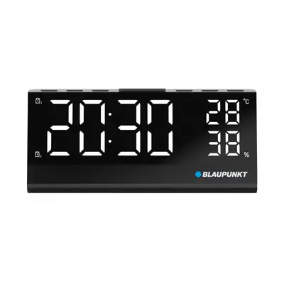 Blaupunkt Radiobudzik CR10ALU FM PLL z wbudowanym czujnikiem temperatury i wilgotności