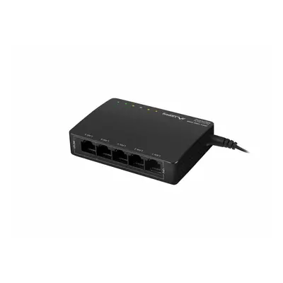 Lanberg Switch POE + Desktop 5 port 1GB DSP3-1005-60W