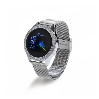 ORO-MED Smartwatch Oro Smart Crystal Srebry