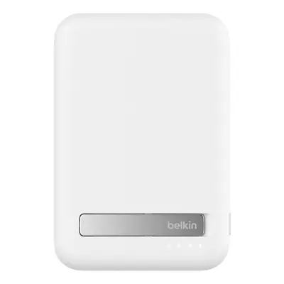 Belkin Powerbank ze standem 8000mAh Qi2 MagSafe Biały