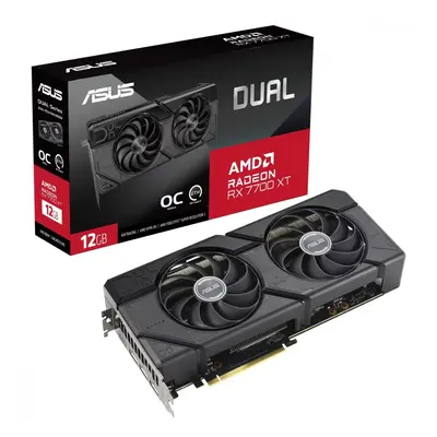 Asus Karta graficzna Radeon RX 7700 XT DUAL OC 12GB GDDR6 192bit 3DP