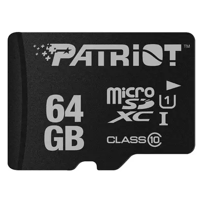 Patriot Karta pamięci MicroSDXC 64GB LX Series