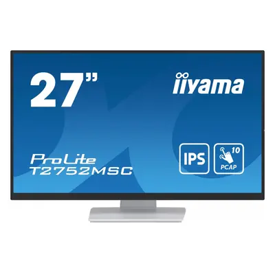 IIYAMA Monitor 27 cali T2752MSC-W1 10 PKT. POJ,IPS,HDMI,DP,2x2USB(3.2),2x1W400cd/m2,7H