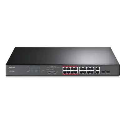 TP-LINK Przełącznik SL1218MP 16xFE PoE+ 2x1Gb 2xSFP