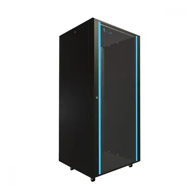 Extralink Szafa rack 37U 800x800mm czarna stojąca