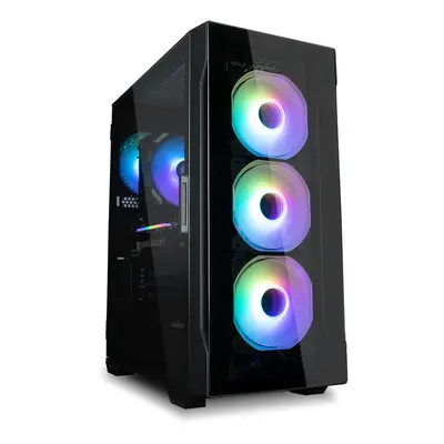 Zalman Obudowa I3 Neo TG Mid Tower RGB 4xwentylator, czarna