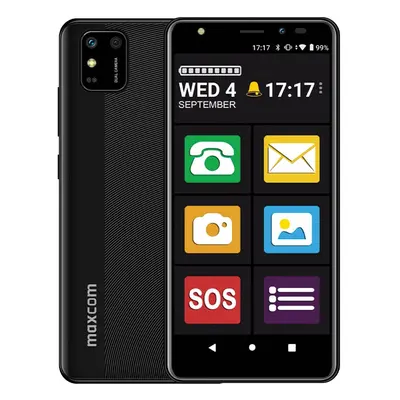 Maxcom Smartfon MS 554 4G z aplikacją przyjazny ekran