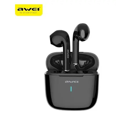 AWEI Słuchawki Bluetooth 5.0 T26 TWS + stacja dokująca Czarny