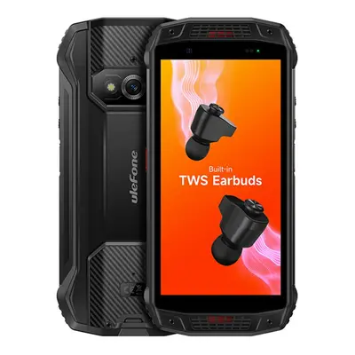 ULEFONE Smartfon Armor 15 5.45" 6/128GB IP68/IP69K 6600mAh DualSIM Wbudowane Słuchawki czarny