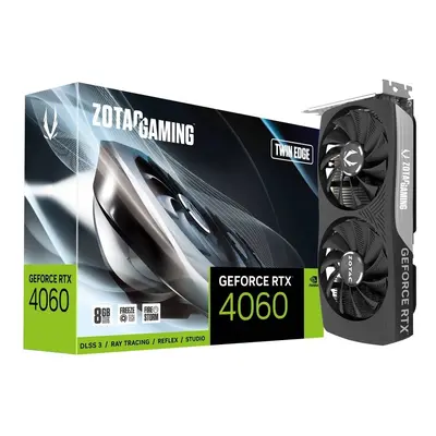 ZOTAC Karta graficzna GeForce RTX 4060 Twin Edge 8GB GDDR6 128bit 3DP DLSS 3