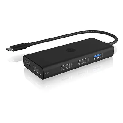 IcyBox Stacja dokująca IB-DK4011-CPD 9in1,HDMI,DP,CR,TYPE-C