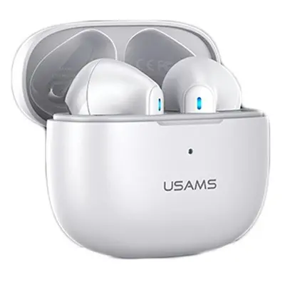 USAMS Słuchawki Bluetooth TWS 5.2 NX10 Series Dual microfon białe