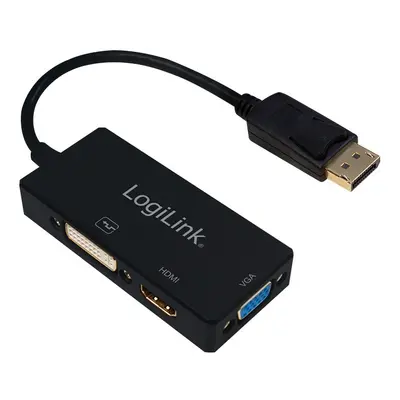 LogiLink Kabel adapter display port do DVI/HDMI/VGA, 4K