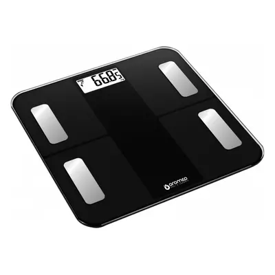 ORO-MED Waga łazienkowa Oro Scale Bluetooth Czarna