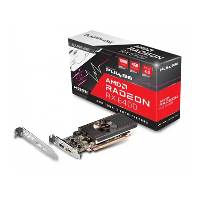 Sapphire Technology Karta graficzna Radeon RX 6400 PULSE GAMING 4GB GDDR6 64bit DP/HDMI