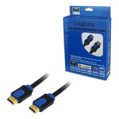 LogiLink Kabel HDMI high speed z Ethernet, dl. 15m