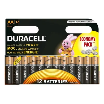 Duracell Baterie Basic AA/LR6 12szt blister