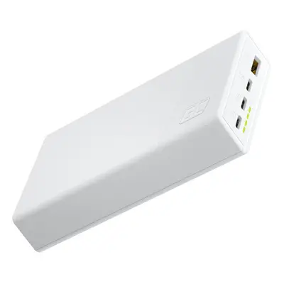 Green Cell Powerbank PowerPlay 20S Biały 20000mAh 22,5W 3x USB-C 1x USB-A