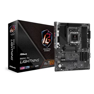 ASRock Płyta główna B650 PG LIGHTNING AM5 4DDR5 HDMI M.2 ATX