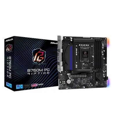 ASRock Płyta główna B760M PG RIPTIDE s1700 4DDR5 DP/HDMI/USB mATX