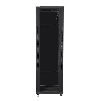 Lanberg Szafa stojąca Rack 19 42U 600x600mm czarna