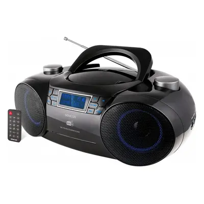 Sencor Boombox z DAB+ SPT 6500 odtwarzacz CD/MP3/USB/SD Bluetooth