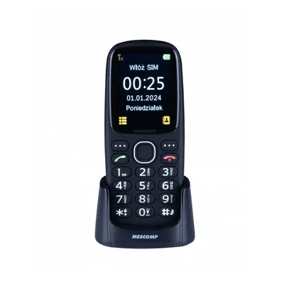 Mesmed Telefon komórkowy dla seniorów Mescomp MT-166 Edgar Elegant 4GB