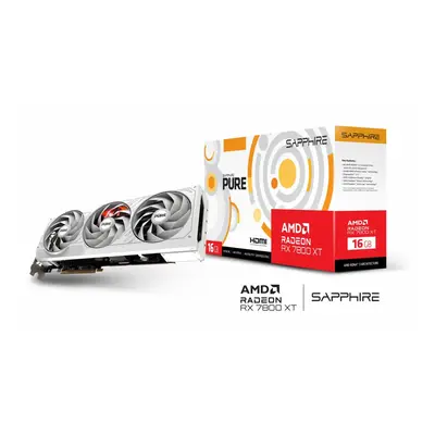 Sapphire Technology Karta graficzna Radeon RX 7800 XT PURE GAMING OC 16GB GDDR6 256bit 2DP