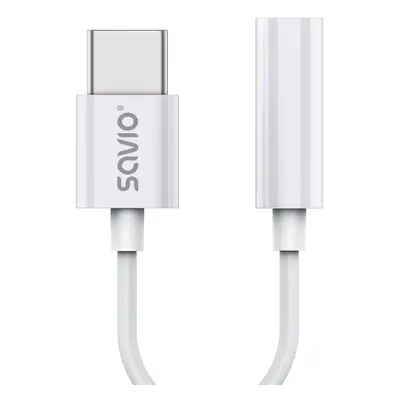 Savio Adapter USB-C - Mini Jack 3,5mm, Xiaomi, Huawei, Oppo, AK-51