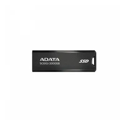 Adata Dysk SSD zewnętrzny SC610 2000 GB USB3.2A Gen2 czarny