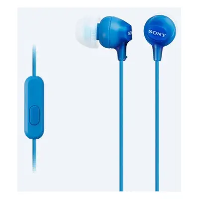 Sony Słuchawki handsfree mikrofon MDR-EX15AP Blue