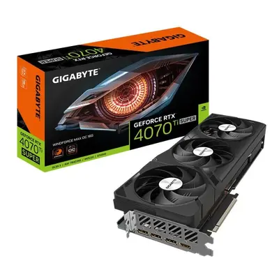 Gigabyte Karta graficzna GeForce RTX 4070 Ti SUPER WINDFORCE MAX OC 16G GDDR6X 256bit