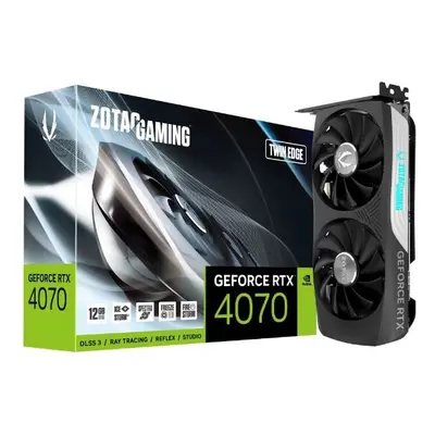 ZOTAC Karta graficzna GeForce RTX 4070 TWIN EDGE 12GB GDDR6X 192bit 3DP DLSS 3