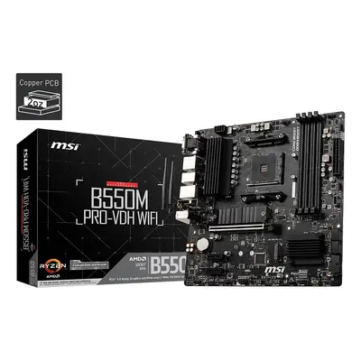 MSI Płyta główna B550M PRO-VDH AM4 4DDR4 HDMI/DP/VGA mATX