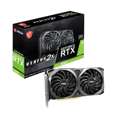 MSI Karta graficzna GeForce RTX 3060 VENTUS 2X OC 12GB GDDR6 192bit 3DP/HDMI