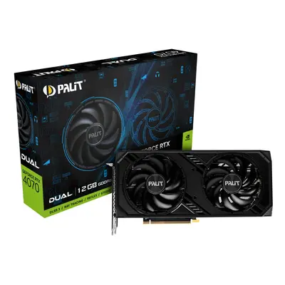 Palit Karta graficzna RTX 4070 DUAL 12GB GDDR6 192bit 3DP