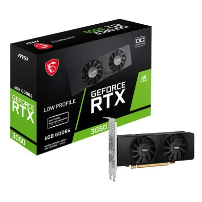 MSI Karta graficzna GeForce RTX 3050 LP 6G OC 6GB GDDR6 96bit DP/2HDMI