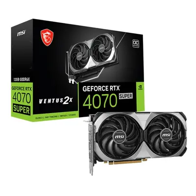 MSI Karta graficzna GeForce RTX 4070 SUPER 12G VENTUS 2X OC GDDRX6 192bit